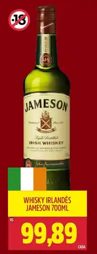 Frangolândia Whisky irlandés jameson oferta