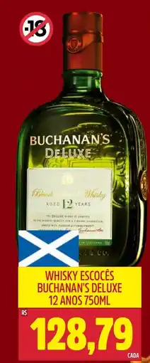 Frangolândia Whisky escocês buchanan's deluxe 12 anos oferta
