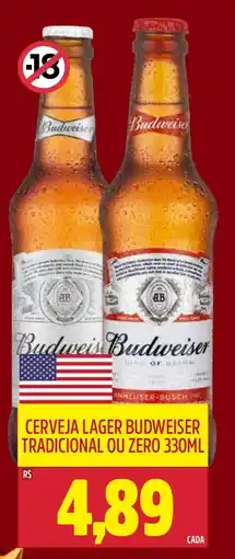 Frangolândia Cerveja lager budweiser tradicional ou zero oferta