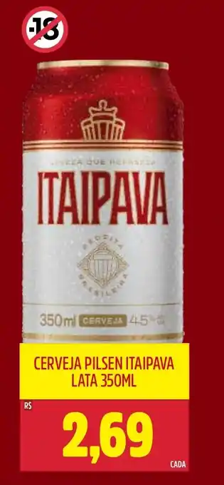 Frangolândia Cerveja pilsen itaipava lata oferta