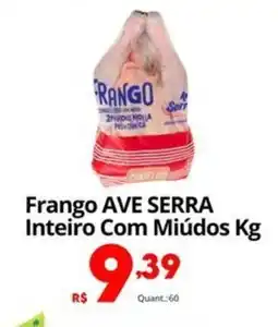 Althoff Supermercados Frango AVE SERRA Inteiro Com Miúdos oferta
