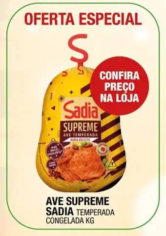 Ave supreme sadia temperada congelada