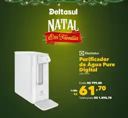 Deltasul Electrolux Purificador de Água Pure Digital oferta