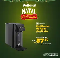 Deltasul Electrolux Purificador de Água Analógico oferta