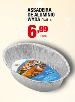 Santo Supermercados Assadeira de alumínio wyda oval oferta