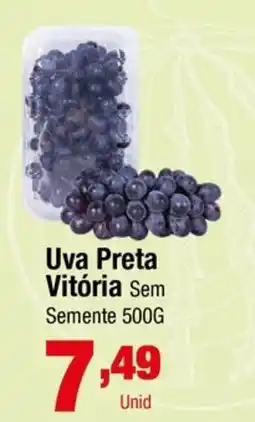 Santo Supermercados Uva Preta Vitória Sem Semente oferta