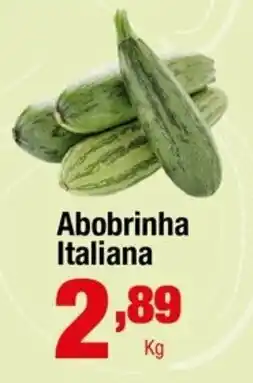 Santo Supermercados Abobrinha Italiana oferta