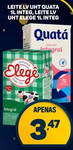 Dom Atacadista Leite lv uht quata integ, leite lv uht elege integ oferta
