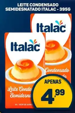 Dom Atacadista Leite condensado semidesnatado italac oferta