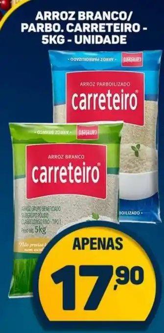 Arroz branco/ parbo. carreteiro unidade