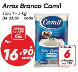 Dia Arroz Branco Camil Tipo 1 oferta