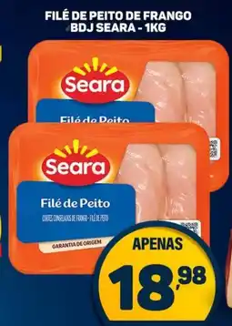 Dom Atacadista Filé de peito de frango bdj seara oferta