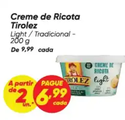 Dia Creme de Ricota Tirolez oferta