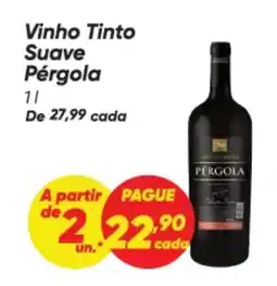Dia Vinho Tinto Suave Pérgola oferta