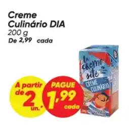Dia Creme Culinário DIA oferta