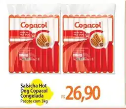 Atacadão Salsicha Hot Dog Copacol Congelada Pacote oferta