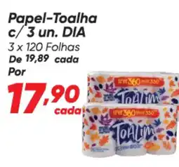 Dia Papel-Toalha c/3 un. DIA oferta