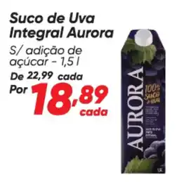 Dia Suco de Uva Integral Aurora oferta