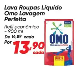 Dia Lava Roupas Líquido Omo Lavagem Perfeita oferta