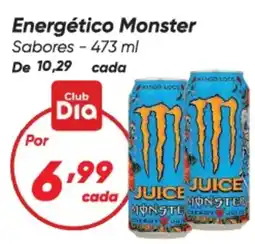 Dia Energético Monster Sabores oferta