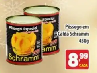 Pessego em Calda Schramm 450g