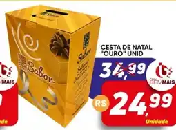 Supermercado Bem Barato Cesta de natal "ouro" unid oferta