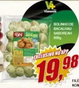Bolinho de Bacalhau Saboreah 600g