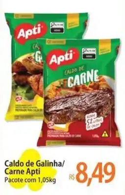 Atacadão Caldo de Galinha/ Carne Apti Pacote oferta