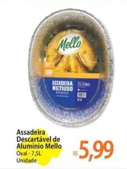 Atacadão Assadeira Descartável de Alumínio Mello oferta