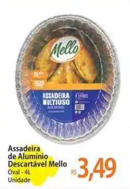 Atacadão Assadeira de Alumínio Descartável Mello oferta
