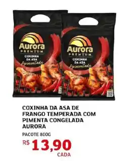 Assaí Atacadista Coxinha da asa de frango temperada com pimenta congelada aurora oferta