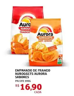 Assaí Atacadista Empanado de frango auroggets aurora sabores oferta