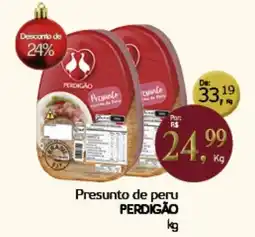 Cometa Supermercados Presunto de peru PERDIGÃO oferta