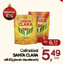 Cometa Supermercados Café solúvel SANTA CLARA oferta