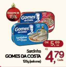 Cometa Supermercados Sardinha GOMES DA COSTA oferta
