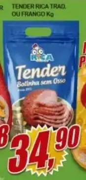 Vianense Supermercados Tender Rica Trad. ou Frango 1kg oferta