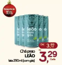 Cometa Supermercados Chá preto LEÃO oferta