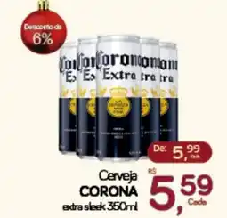 Cometa Supermercados Cerveja CORONA extra sleek oferta