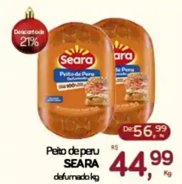 Cometa Supermercados Peito de peru SEARA defumado oferta