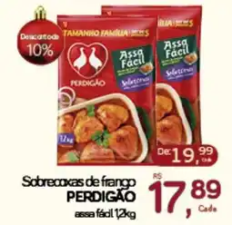 Cometa Supermercados Sobrecoxas de frango PERDIGÃO assa fádl oferta
