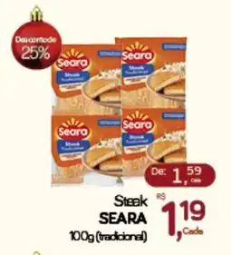 Cometa Supermercados Steak SEARA oferta