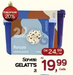 Cometa Supermercados Sorvete GELATTS oferta