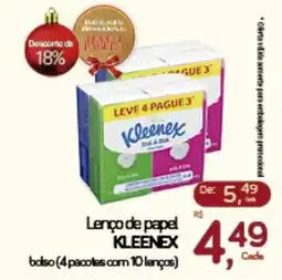 Cometa Supermercados Lenço de papel KLEENEX oferta