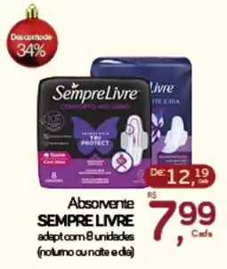 Cometa Supermercados Absorvente SEMPRE LIVRE oferta