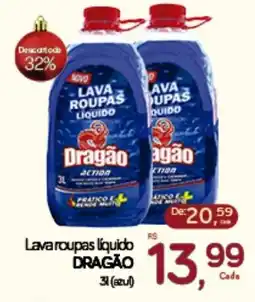 Cometa Supermercados Lava roupas líquido DRAGÃO oferta