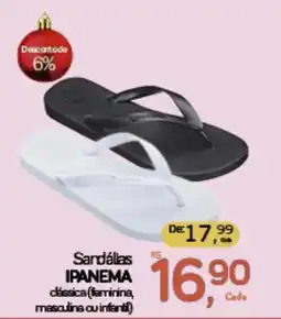 Cometa Supermercados Sandálias IPANEMA oferta