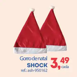 Cometa Supermercados Gorro de natal SHOCK oferta