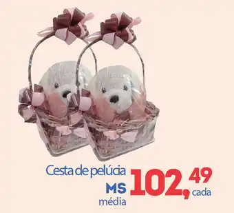 Cometa Supermercados Cesta de pelúcia MS média oferta