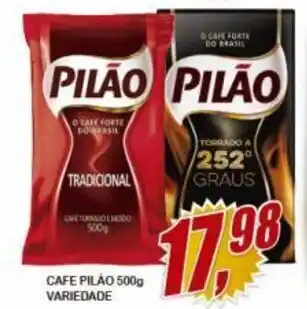 Vianense Supermercados Cafe Pilao 500g Variedade oferta
