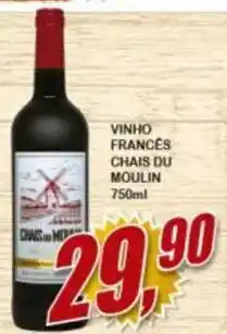 Vianense Supermercados Vinho Frances Chais Du Moulin 750ml oferta